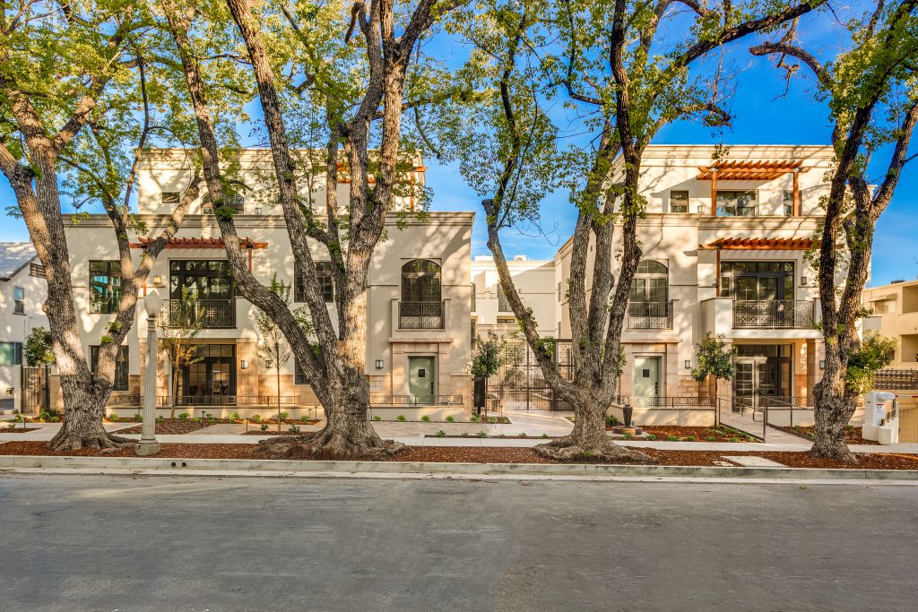 Chelsea Court Street View, Luxury townhomes, Pasadena, CA