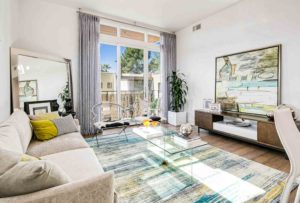 West Grove Pasadena condominiums, 125 Hurlbut Street - Living room