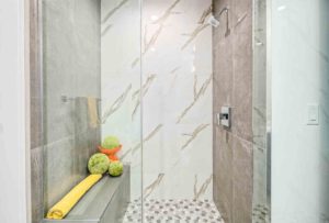 West Grove Pasadena condominiums, 125 Hurlbut Street - Bathroom shower