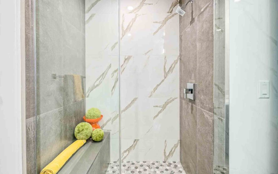 West Grove Pasadena condominiums, 125 Hurlbut Street - Bathroom shower